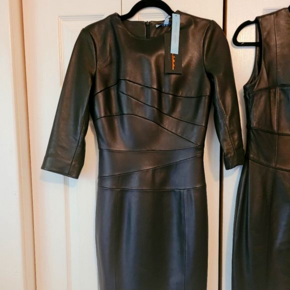 Antonio Melani Size 2 Leather Dress